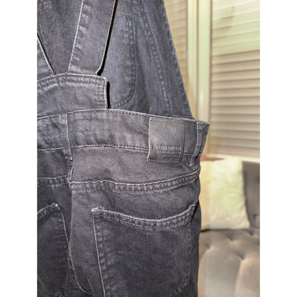 NWT Upcycled Zara Black Denim Overalls Size XSM-SM - 1-2 QUICK SHIP - Picture 6 of 6